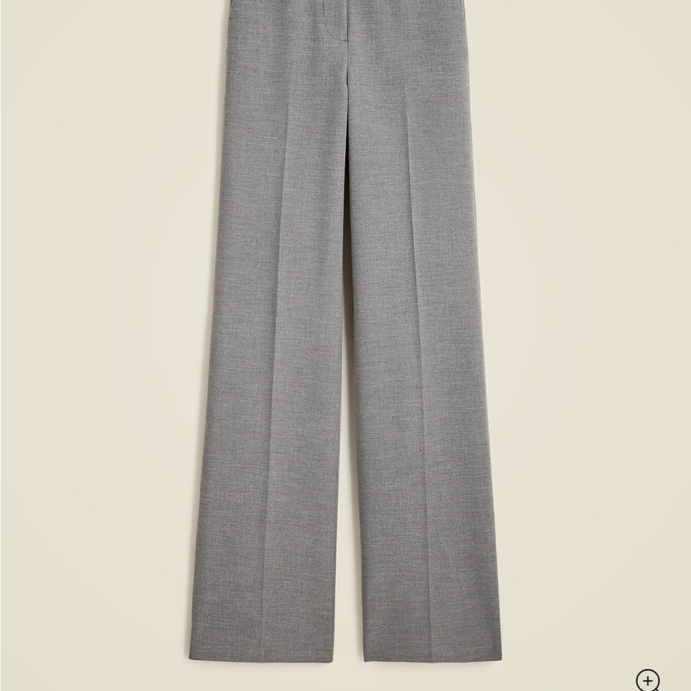 J. Crew Classic Gray Wide Leg Pants